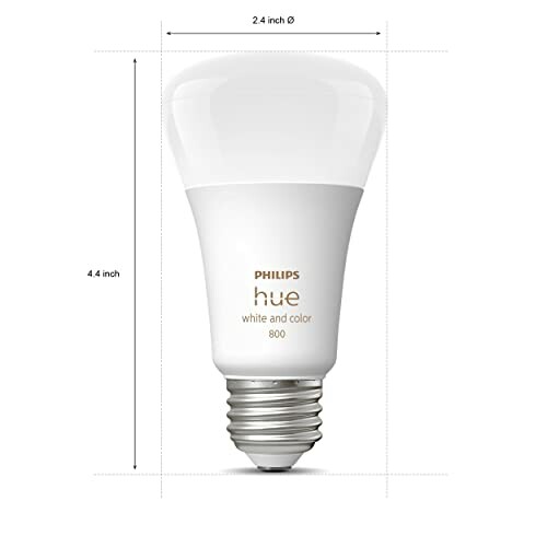 Philips Hue white and color smart light bulb