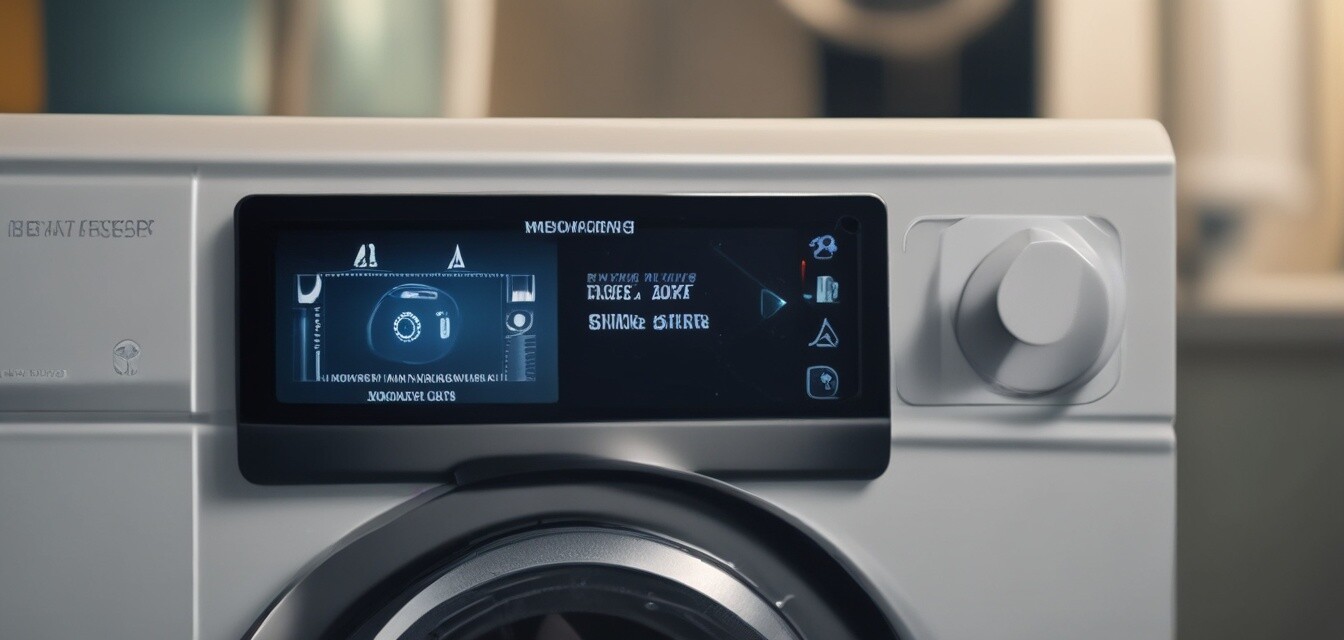 Smart home appliance controller close-up
