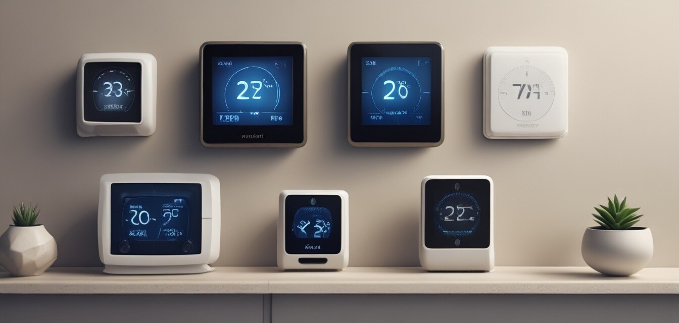 Variety of smart thermostats